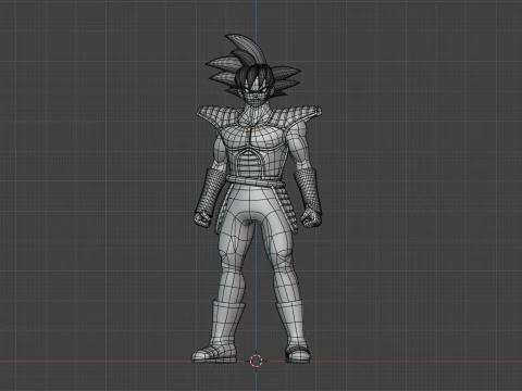 Bardock - Dragonball Super 3D Model