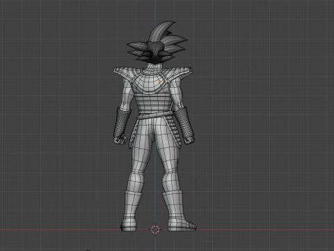 Bardock - Dragonball Super 3D Model