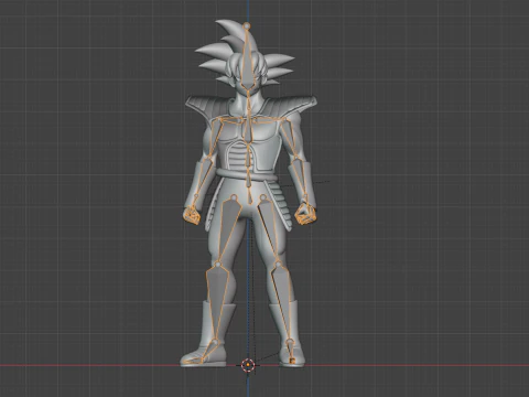 Bardock - Dragonball Super 3D Model