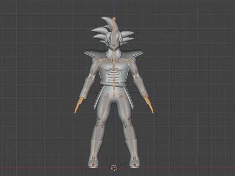 Bardock - Dragonball Super 3D Model