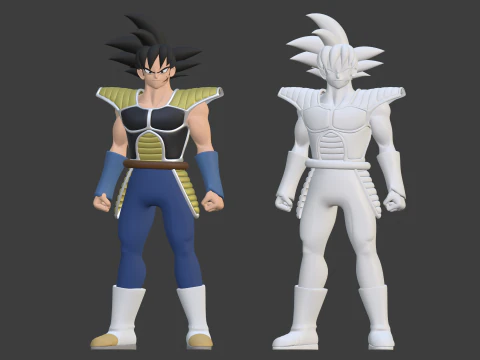 Bardock - Dragonball Super 3D Model