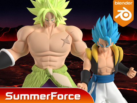 Broly Legendary Super Saiyan - Dragonball Super Model 3D