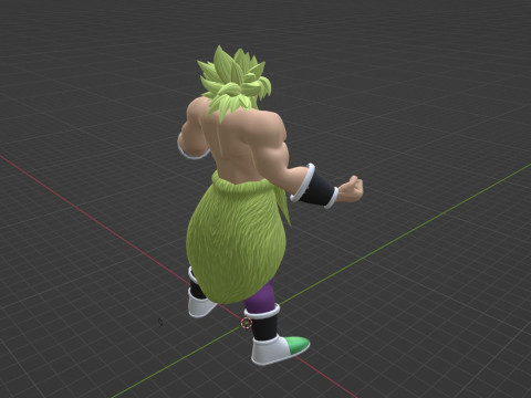 Broly Legendary Super Saiyan - Dragonball Super Model 3D