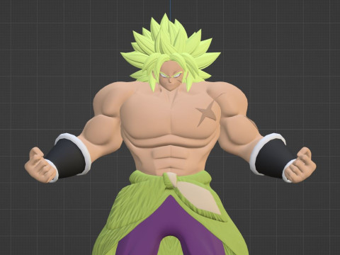 Broly Legendary Super Saiyan - Dragonball Super Model 3D