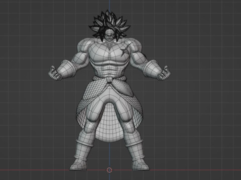 Broly Legendary Super Saiyan - Dragonball Super Model 3D