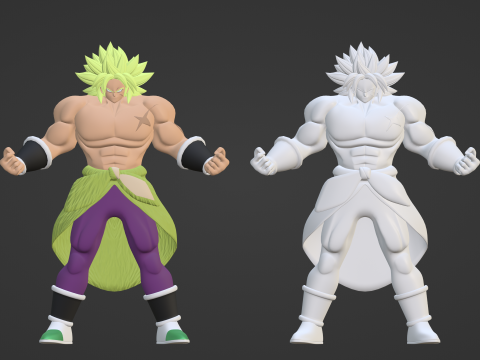 Broly Legendary Super Saiyan - Dragonball Super Model 3D