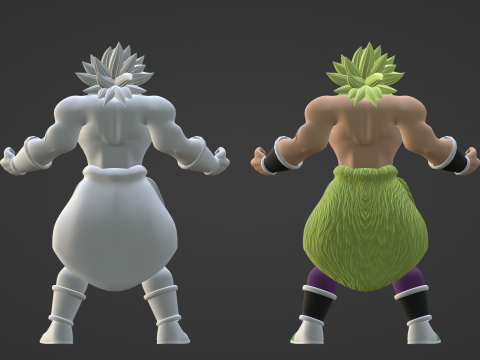 Broly Legendary Super Saiyan - Dragonball Super Model 3D