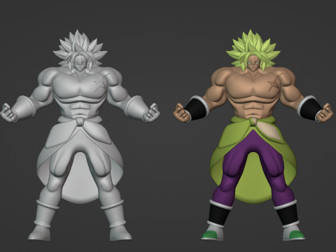 Broly Legendary Super Saiyan - Dragonball Super Model 3D