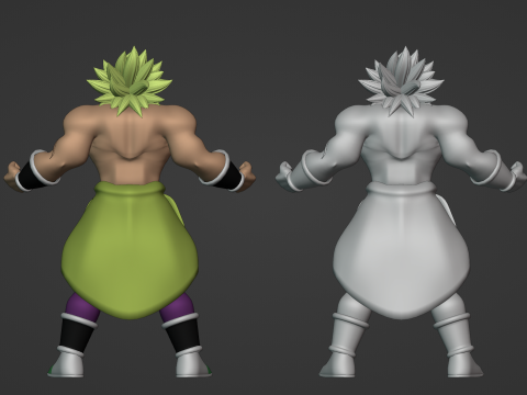 Broly Legendary Super Saiyan - Dragonball Super Model 3D