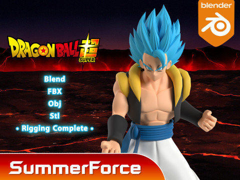 Gogeta - Dragonball Super 3D Model