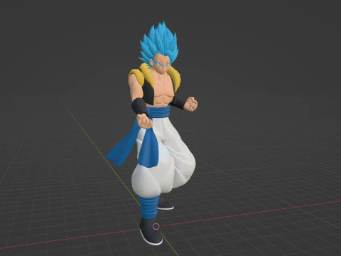 Gogeta - Dragonball Super 3D Model