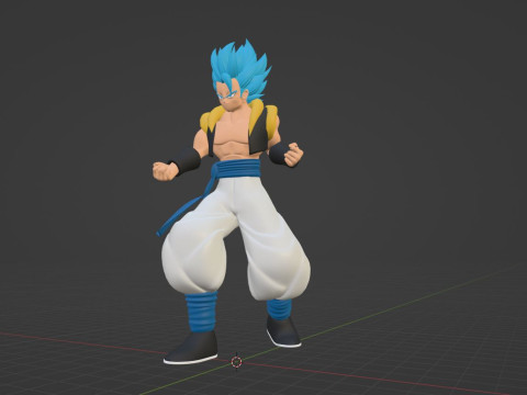 Gogeta - Dragonball Super Modelo 3D