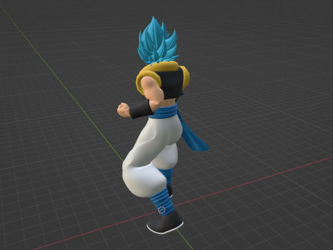 Gogeta - Dragonball Super Modelo 3D