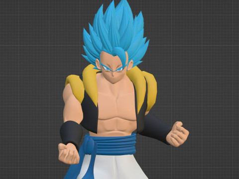 Gogeta - Dragonball Super Modelo 3D
