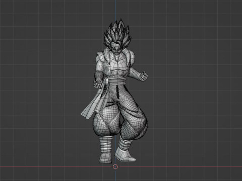 Gogeta - Dragonball Super Modelo 3D