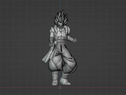 Gogeta - Dragonball Super 3D Model