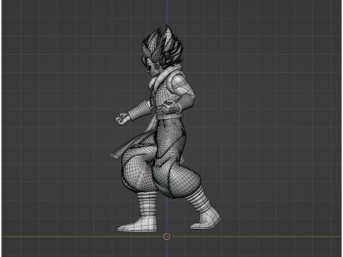 Gogeta - Dragonball Super Modelo 3D