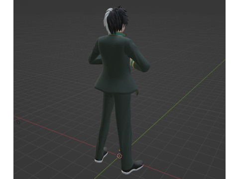 Haruka Sakura - WIND BREAKER Modelo 3D