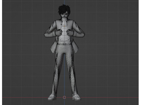 Haruka Sakura - WIND BREAKER Modelo 3D
