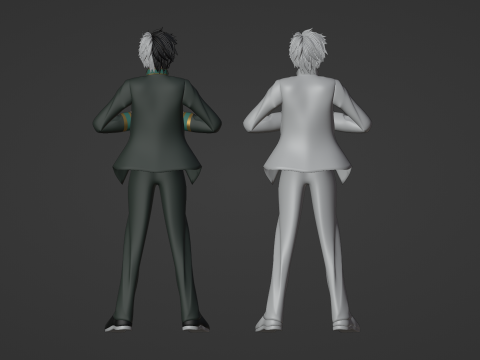 Haruka Sakura - WIND BREAKER Modelo 3D