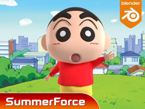 Shinchan - Crayon Shinchan Modèle 3D