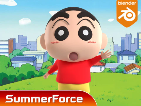 Shinchan - Crayon Shinchan 3D Model