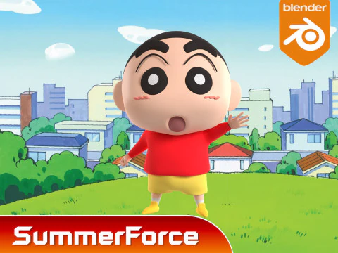 Shinchan - Crayon Shinchan 3D Model