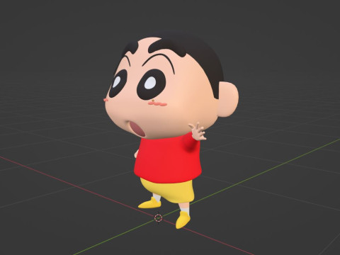 Shinchan - Crayon Shinchan Modèle 3D
