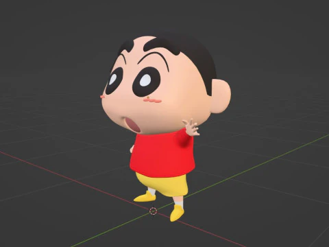 Shinchan - Crayon Shinchan 3D Model