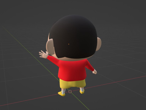 Shinchan - Crayon Shinchan Modèle 3D