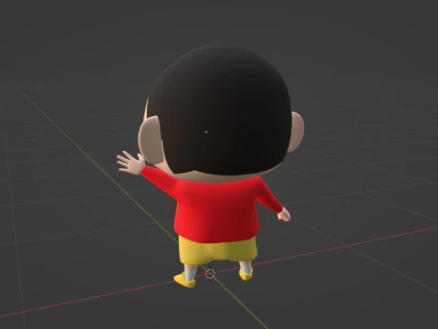 Shinchan - Crayon Shinchan 3D Model