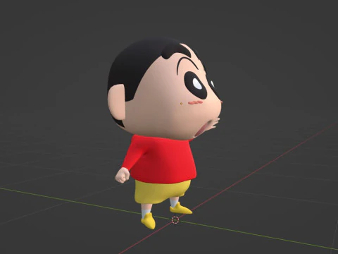 Shinchan - Crayon Shinchan 3D Model