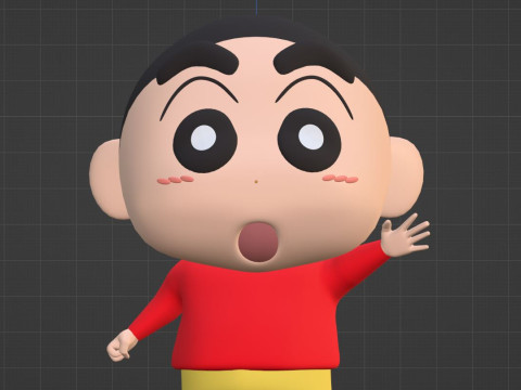 Shinchan - Crayon Shinchan Modèle 3D