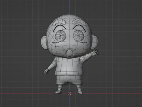 Shinchan - Crayon Shinchan 3D Model