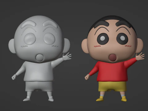 Shinchan - Crayon Shinchan 3D Model