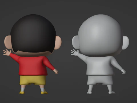 Shinchan - Crayon Shinchan 3D Model