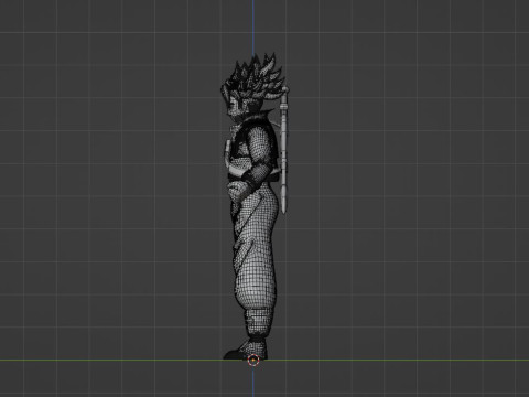 Trunks Future - Dragonball 3D 模型