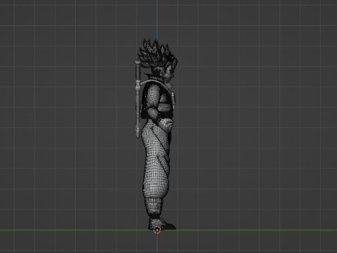 Trunks Future - Dragonball 3D 模型