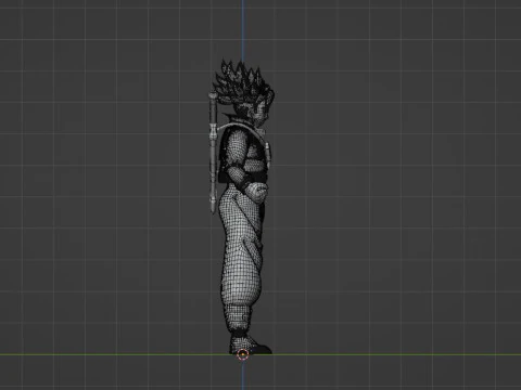 トランクス未来 - ドラゴンボール 3Dモデル