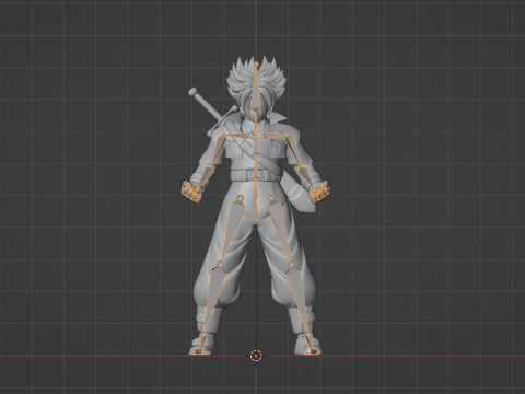 Trunks Future - Dragonball 3D 模型