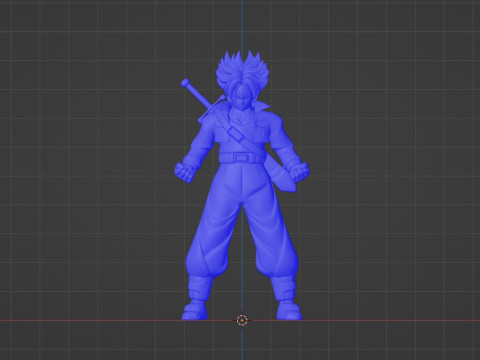 Trunks Future - Dragonball 3D 模型