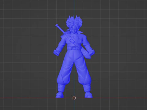 トランクス未来 - ドラゴンボール 3Dモデル