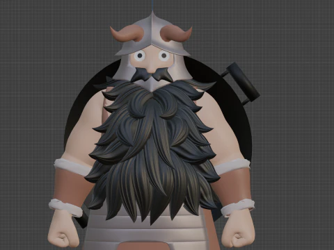 Senshi - Delicious in Dungeon 3D Model