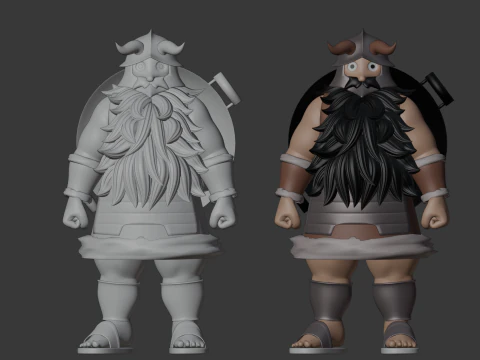Senshi - Delicious in Dungeon 3D Model