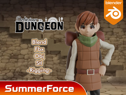 Chilchuck Tims - Delicious in Dungeon 3D Model