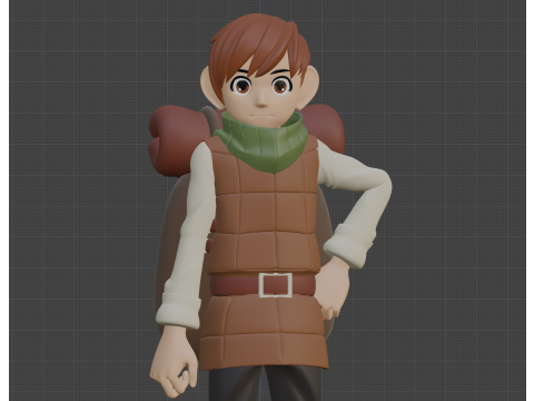 Chilchuck Tims - Delicious in Dungeon 3D Model