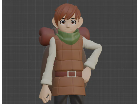 Chilchuck Tims - Delicious in Dungeon 3D Model