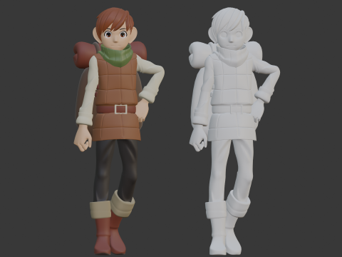 Chilchuck Tims - Delicious in Dungeon 3D Model