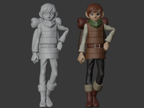 Chilchuck Tims - Delicious in Dungeon 3D Model