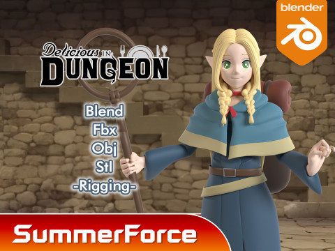 Marcille Donato - Delicious in Dungeon 3D Model